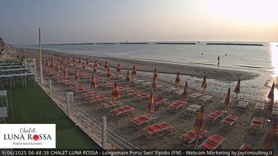 immagine della webcam nei dintorni di Fermo: webcam Marina Faleriense