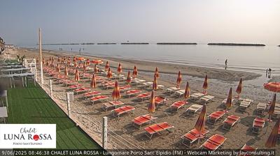 immagine della webcam nei dintorni di Santa Maria a Mare: webcam Marina Faleriense