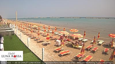 immagine della webcam nei dintorni di Cossignano: webcam Marina Faleriense