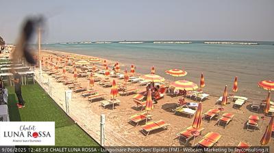 immagine della webcam nei dintorni di Marcelli: webcam Marina Faleriense