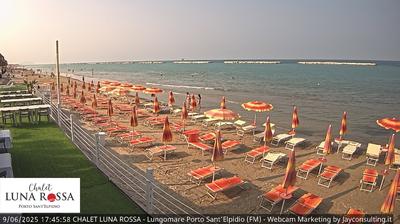 immagine della webcam nei dintorni di Porto San Giorgio: webcam Marina Faleriense