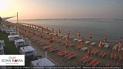 immagine della webcam nei dintorni di Porto San Giorgio: webcam Marina Faleriense