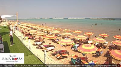 immagine della webcam nei dintorni di Porto San Giorgio: webcam Marina Faleriense