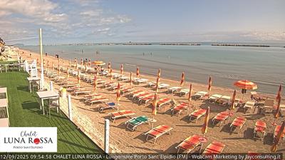 immagine della webcam nei dintorni di Fermo: webcam Marina Faleriense