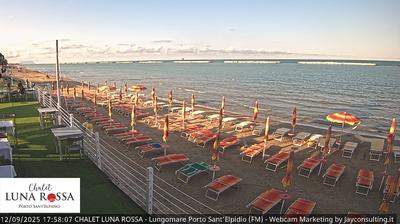 immagine della webcam nei dintorni di Marcelli: webcam Marina Faleriense