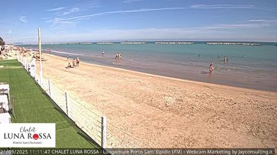 immagine della webcam nei dintorni di Numana: webcam Marina Faleriense