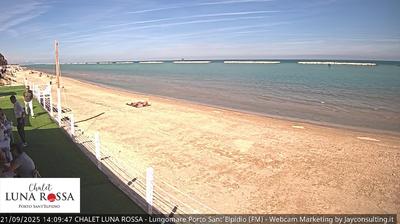 immagine della webcam nei dintorni di Civitanova Marche: webcam Marina Faleriense