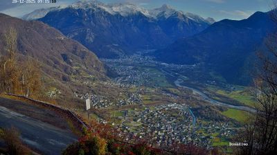 immagine della webcam nei dintorni di Val di Mello: webcam Gordona