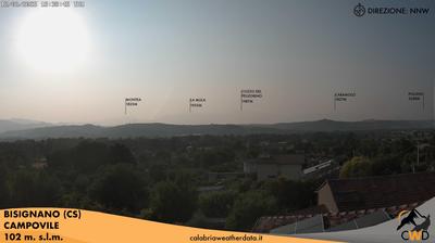 immagine della webcam nei dintorni di Monte Curcio: webcam Bisignano
