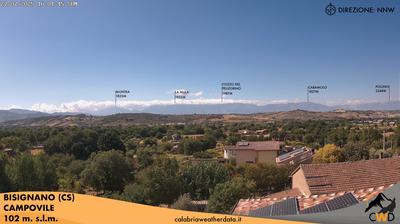 immagine della webcam nei dintorni di Monte Curcio: webcam Bisignano