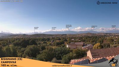 immagine della webcam nei dintorni di Monte Curcio: webcam Bisignano
