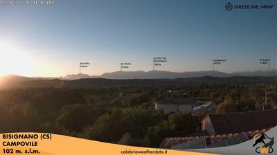 immagine della webcam nei dintorni di Cetraro: webcam Bisignano