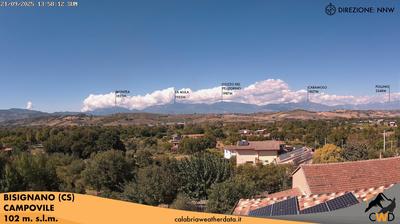 immagine della webcam nei dintorni di Altomonte: webcam Bisignano