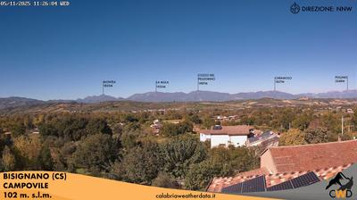 immagine della webcam nei dintorni di Luzzi: webcam Bisignano