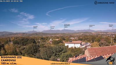 immagine della webcam nei dintorni di Altomonte: webcam Bisignano