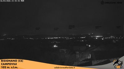 immagine della webcam nei dintorni di San Pietro in Guarano: webcam Bisignano