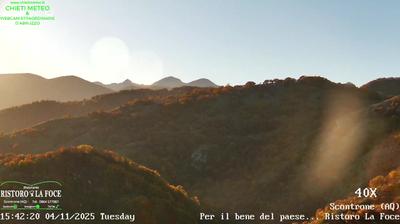 immagine della webcam nei dintorni di Macchia d'Isernia: webcam Scontrone