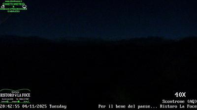 immagine della webcam nei dintorni di Santa Maria del Molise: webcam Scontrone