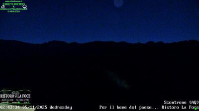 immagine della webcam nei dintorni di Roio del Sangro: webcam Scontrone