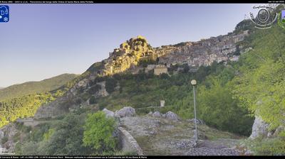 immagine della webcam nei dintorni di Castellafiume: webcam Cervara di Roma