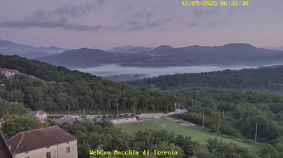 immagine della webcam nei dintorni di San Donato Val di Comino: webcam Macchia d'Isernia