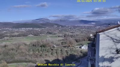 immagine della webcam nei dintorni di Acquaviva d'Isernia: webcam Macchia d'Isernia