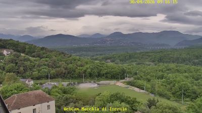 immagine della webcam nei dintorni di Piedimonte Matese: webcam Macchia d'Isernia