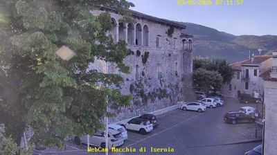 immagine della webcam nei dintorni di San Donato Val di Comino: webcam Macchia d'Isernia