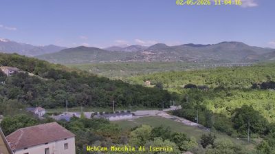 immagine della webcam nei dintorni di Acquaviva d'Isernia: webcam Macchia d'Isernia