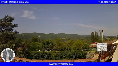 immagine della webcam nei dintorni di Caprese Michelangelo: webcam Città di Castello
