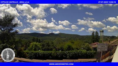 immagine della webcam nei dintorni di Arezzo: webcam Città di Castello