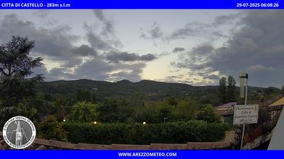 immagine della webcam nei dintorni di Monte Santa Maria Tiberina: webcam Città di Castello