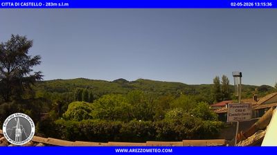 immagine della webcam nei dintorni di Monte Nerone: webcam Città di Castello