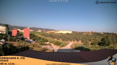 immagine della webcam nei dintorni di Bisignano: webcam Schiavonea di Corigliano