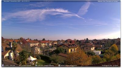 immagine della webcam nei dintorni di Castagneto Po: webcam San Francesco al Campo