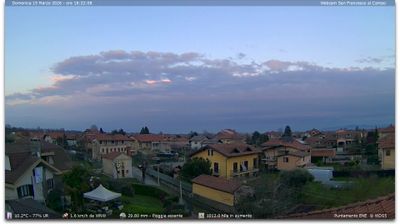 immagine della webcam nei dintorni di San Raffaele Cimena: webcam San Francesco al Campo