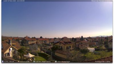 immagine della webcam nei dintorni di Rivara: webcam San Francesco al Campo