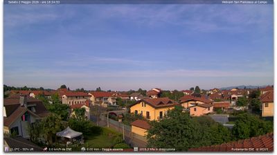 immagine della webcam nei dintorni di Cerreto d'Asti: webcam San Francesco al Campo
