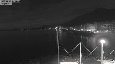 immagine della webcam nei dintorni di Finale Ligure: webcam Borghetto Santo Spirito