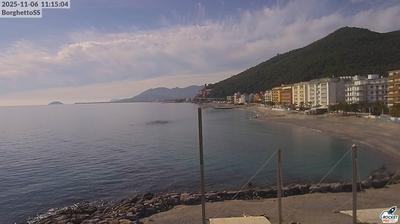 immagine della webcam nei dintorni di Bergeggi: webcam Borghetto Santo Spirito