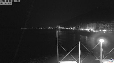 immagine della webcam nei dintorni di Giardini: webcam Borghetto Santo Spirito