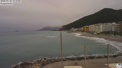 immagine della webcam nei dintorni di Finale Ligure: webcam Borghetto Santo Spirito
