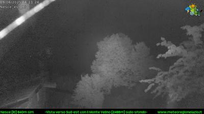 Preview delle webcam di Pescorocchiano › Est: Nesce