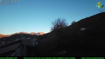 immagine della webcam nei dintorni di L'Aquila: webcam Pescorocchiano