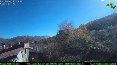 immagine della webcam nei dintorni di Pizzoli: webcam Pescorocchiano