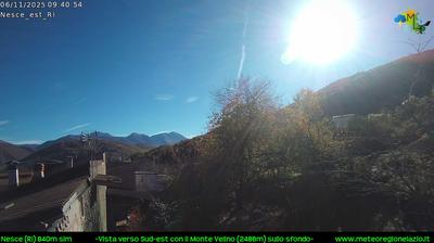 immagine della webcam nei dintorni di Lucoli: webcam Pescorocchiano