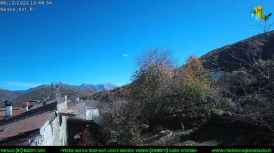 immagine della webcam nei dintorni di Antrodoco: webcam Pescorocchiano