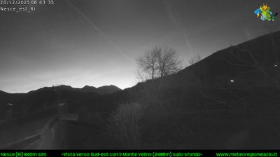 immagine della webcam nei dintorni di Petrella Salto: webcam Pescorocchiano