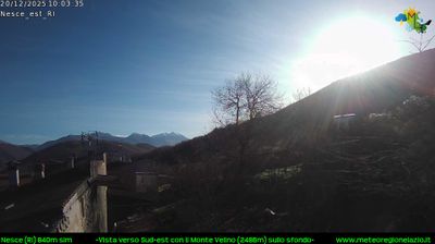 immagine della webcam nei dintorni di Colle di Tora: webcam Pescorocchiano