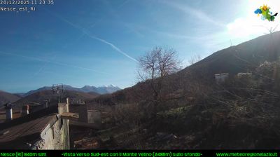 immagine della webcam nei dintorni di Tagliacozzo: webcam Pescorocchiano